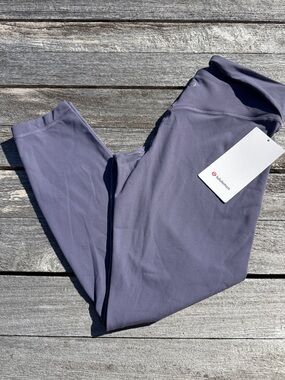 Lululemon Align No Line High-Rise Twist Tight 25" grape mist size 8 NWT